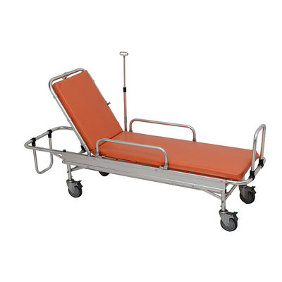 calidad  Orange Automatic Loading Stretcher Wheel Stretcher Hospital Safety Standard fábrica