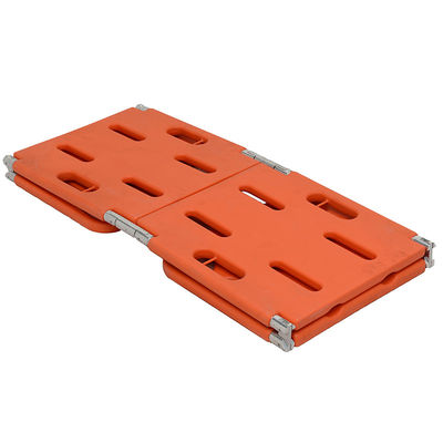 Estrechador de placa de plástico para la columna vertebral 4 plegados para adultos de larga columna Dan Scoop Stretcher