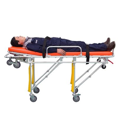 Estrechador de ambulancia plegable de aleación de aluminio Estrechador quirúrgico naranja