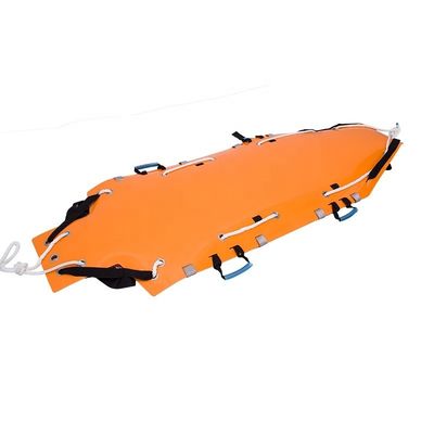 Camas de rescate plegables multifuncionales Camas de ambulancia plegables naranjas