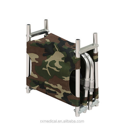 Cama de paciente de hospital plegable de 159 kg de capacidad y certificado CE