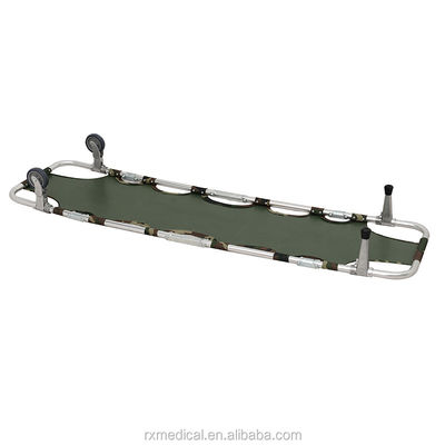 Camas de cama militar plegable camuflaje Camas de cama médica plegable
