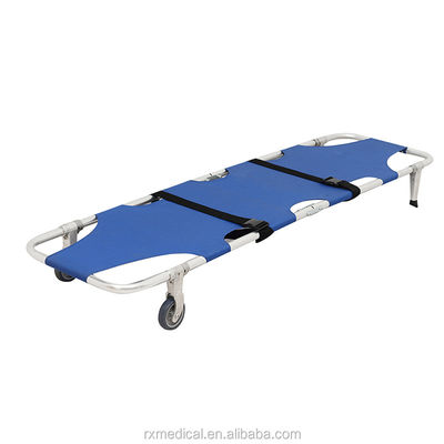Certificado CE 2020 de aleación de aluminio de hospital de ambulancia de camillas plegables para hospitales