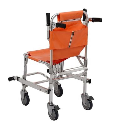 Silla de evacuación de escalera de rescate médico con diseño plegable y certificación CE