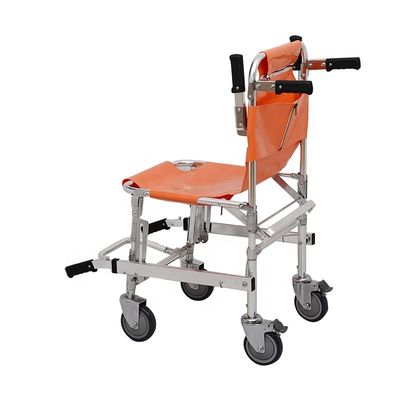 Sillón de escalera plegable de pasamanos de transferencia de pacientes de aleación de aluminio