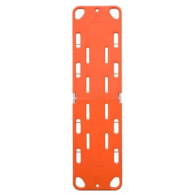 2 Tabla de columna vertebral plegable plegable de color naranja Ems Tabla de columna vertebral para la supervivencia al aire libre
