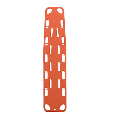 Tabla de la columna vertebral de emergencia naranja tabla de la columna vertebral plegable de rescate de HDPE