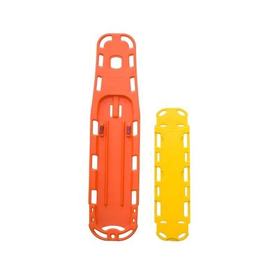 Tabla de espina dorsal plegable para ambulancias de HDPE para atención médica de emergencia