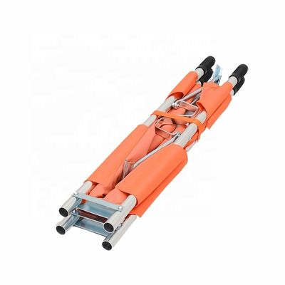 Camas de emergencia plegables portátiles de aleación de aluminio perfectas para el traslado de pacientes
