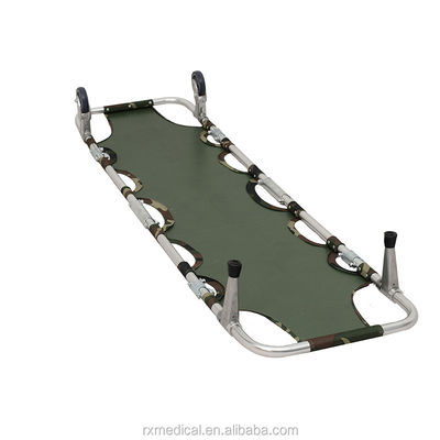 Portada plegable de aleación de aluminio de color naranja portador plegable de ambulancia 1 año de vida útil