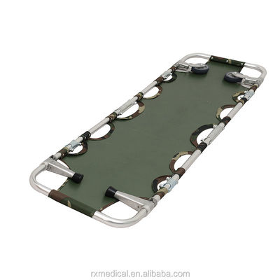 Camas de cama militar plegable camuflaje Camas de cama médica plegable