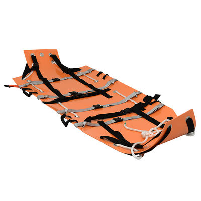 Sillón de rescate de emergencia de plástico compuesto naranja para incendios