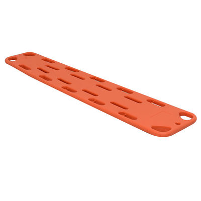 Tabla de la columna vertebral de emergencia naranja tabla de la columna vertebral plegable de rescate de HDPE