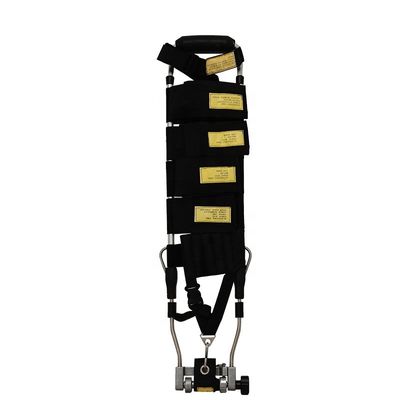 Conjunto de férula de tracción de aleación de aluminio negro para adultos y niños