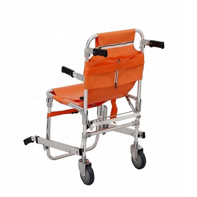 Silla de estiradores para escaleras médicas de aleación de aluminio certificada CE para el transporte de escaleras