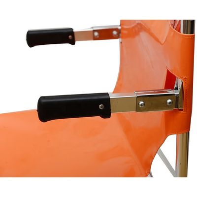 Silla de estiradores para escaleras médicas de aleación de aluminio certificada CE para el transporte de escaleras