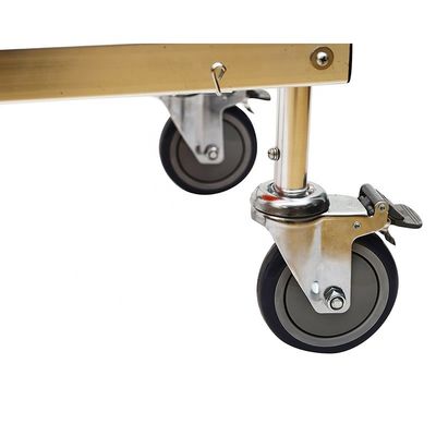 Silla de estiradores para escaleras médicas de aleación de aluminio certificada CE para el transporte de escaleras